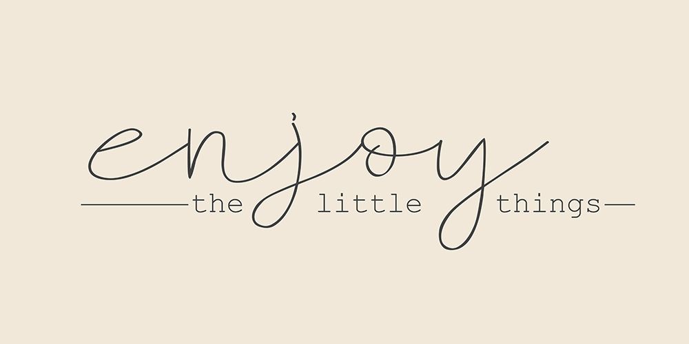 Enjoy the Little Things art print by Kimberly Allen for $57.95 CAD