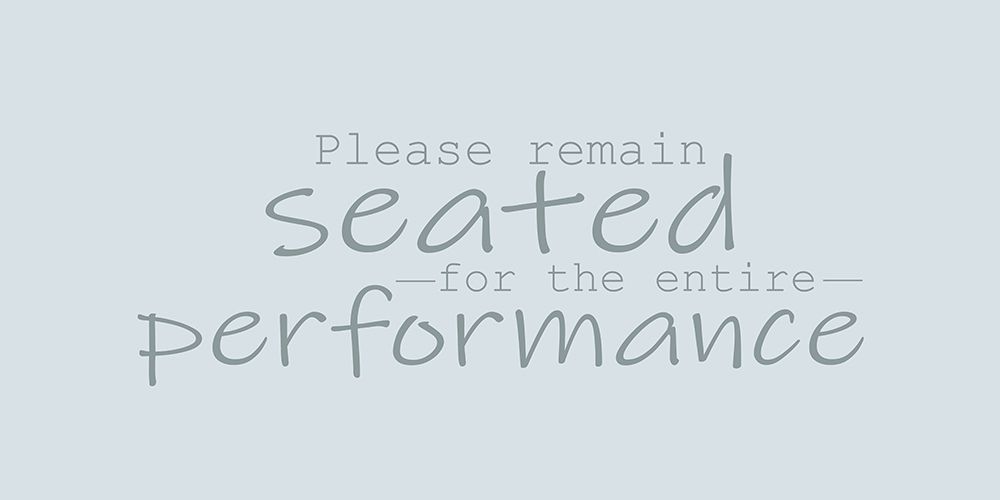 Please Remain Seated art print by Kimberly Allen for $57.95 CAD