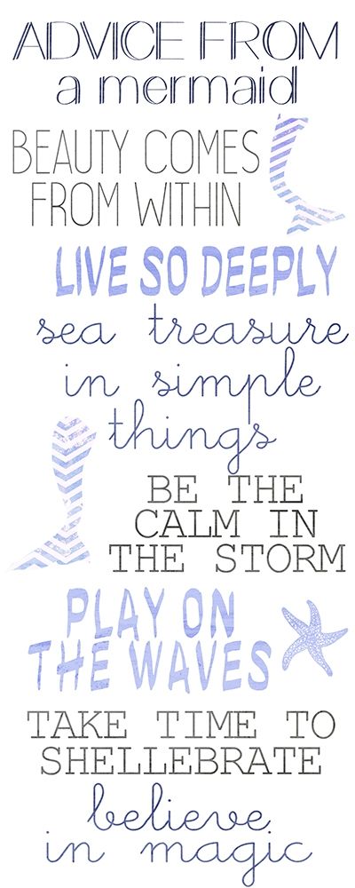 Mermaid Advice art print by Kimberly Allen for $57.95 CAD