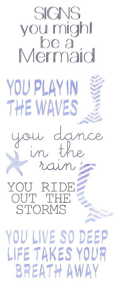 Mermaid Signs art print by Kimberly Allen for $57.95 CAD
