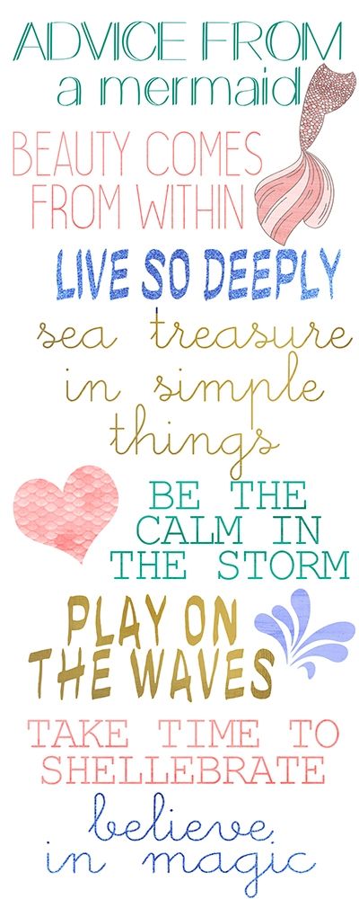 Mermaid Advice v3 art print by Kimberly Allen for $57.95 CAD