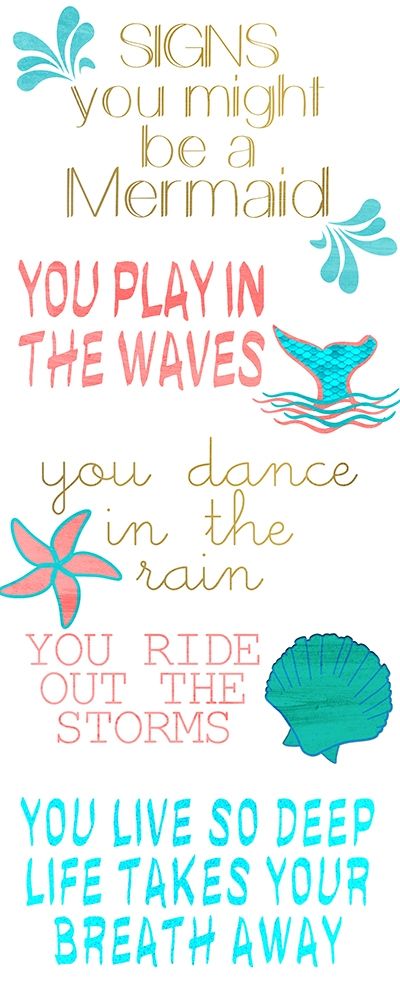 Mermaid Signs v3 art print by Kimberly Allen for $57.95 CAD
