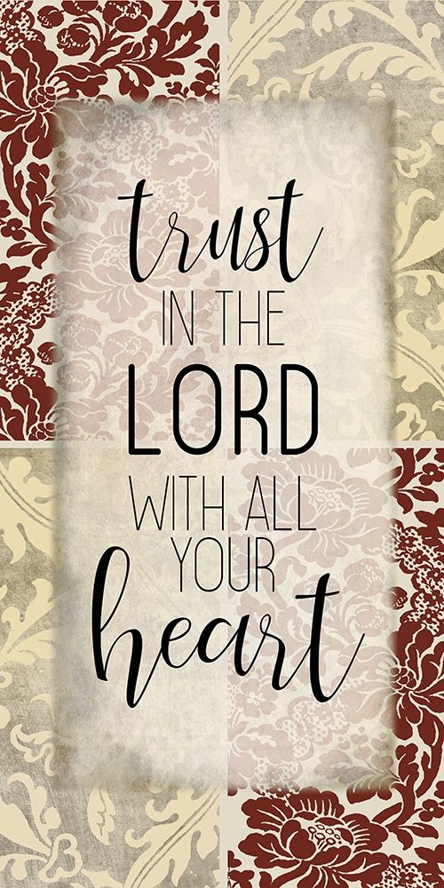 Trust in the Lord 1 art print by Kimberly Allen for $57.95 CAD
