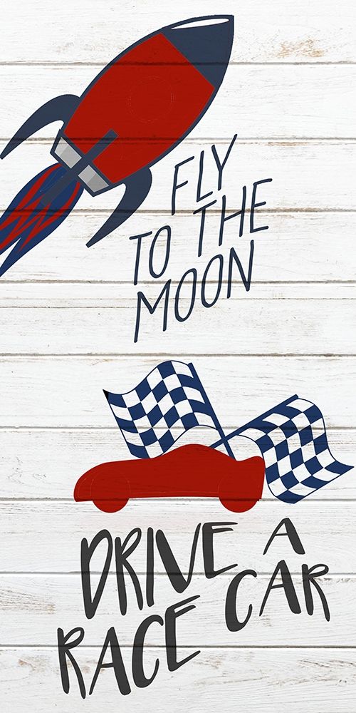 Fly to the Moon art print by Kimberly Allen for $57.95 CAD