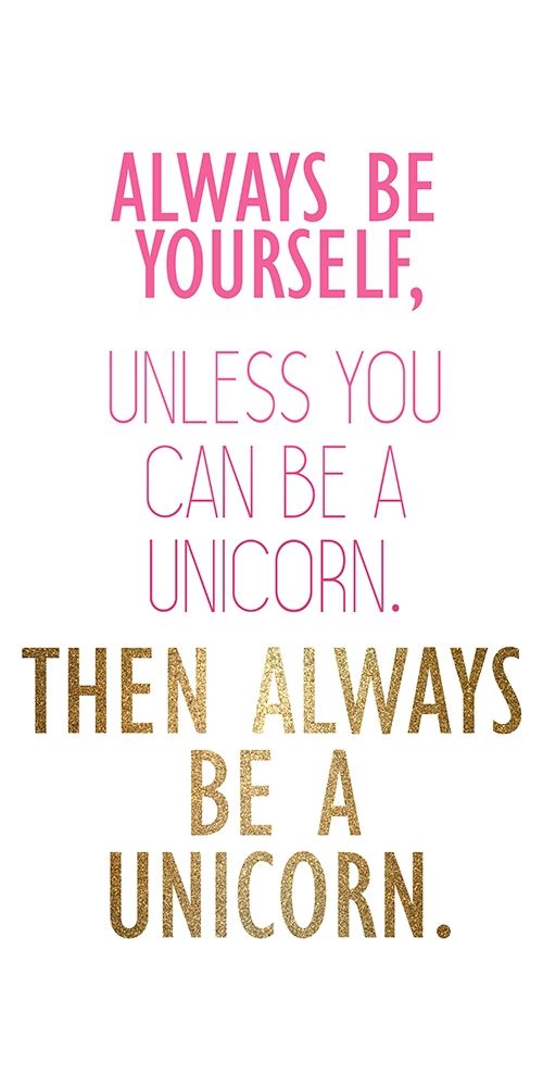 Be a Unicorn B art print by Kimberly Allen for $57.95 CAD