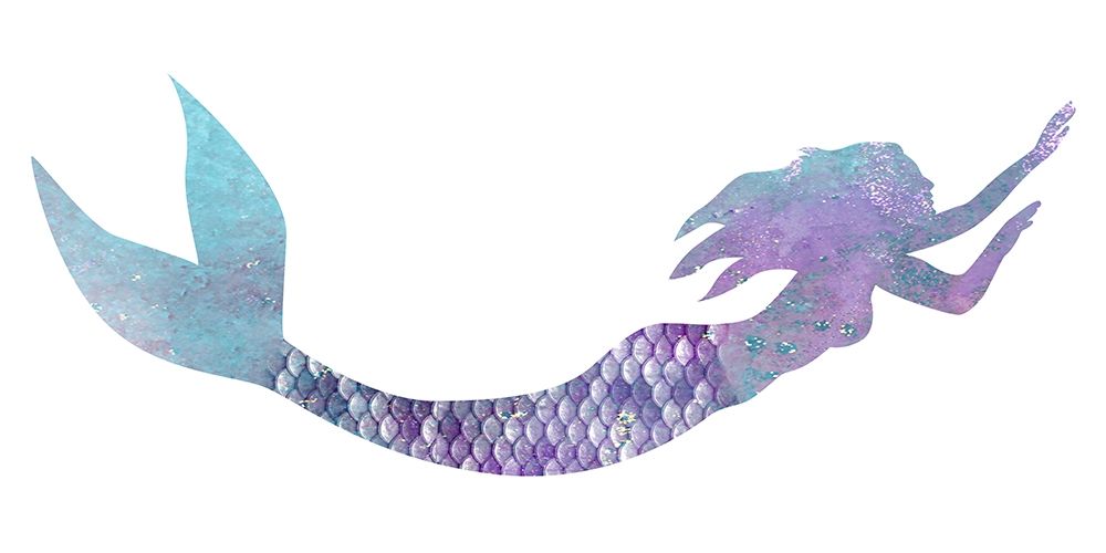 Mermaid Swimming art print by Kimberly Allen for $57.95 CAD