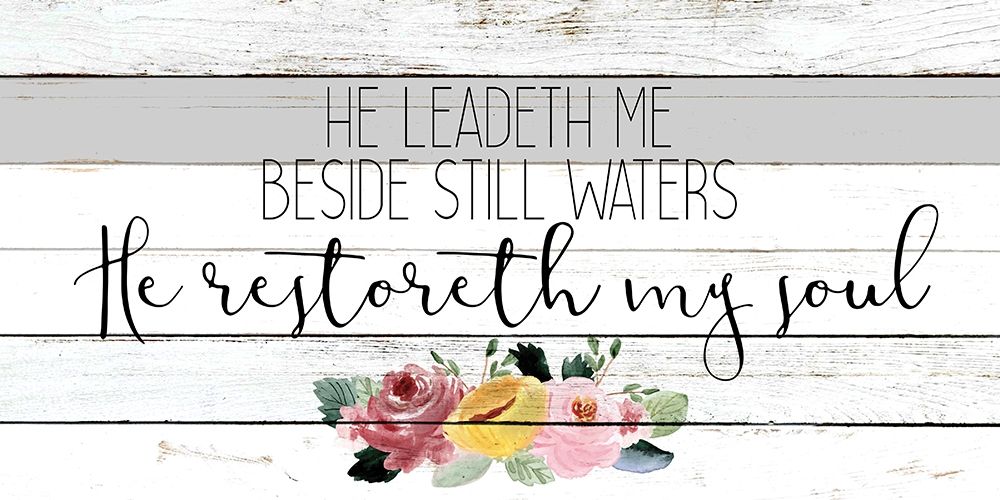 He Leadeth Me art print by Kimberly Allen for $57.95 CAD