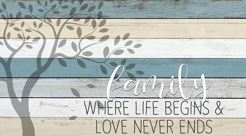 Family Where Life Begins art print by Kimberly Allen for $57.95 CAD