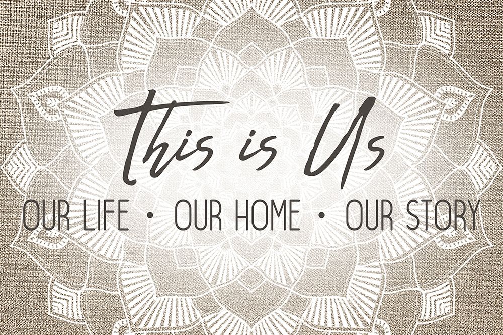 This is Us Mandala art print by Kimberly Allen for $57.95 CAD