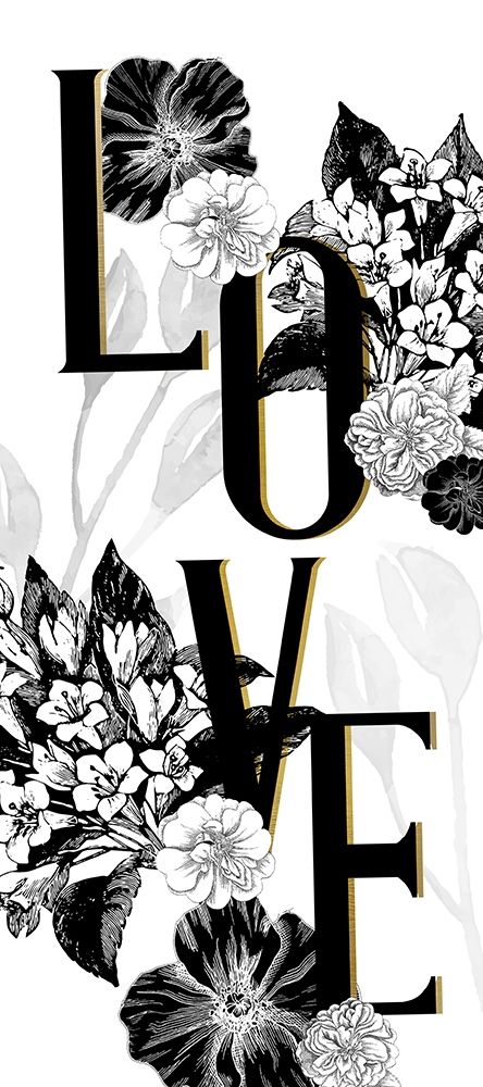 Love Floral art print by Kimberly Allen for $57.95 CAD
