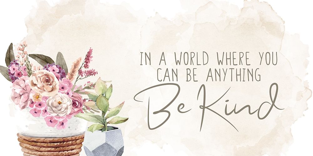 Be Kind art print by Kimberly Allen for $57.95 CAD