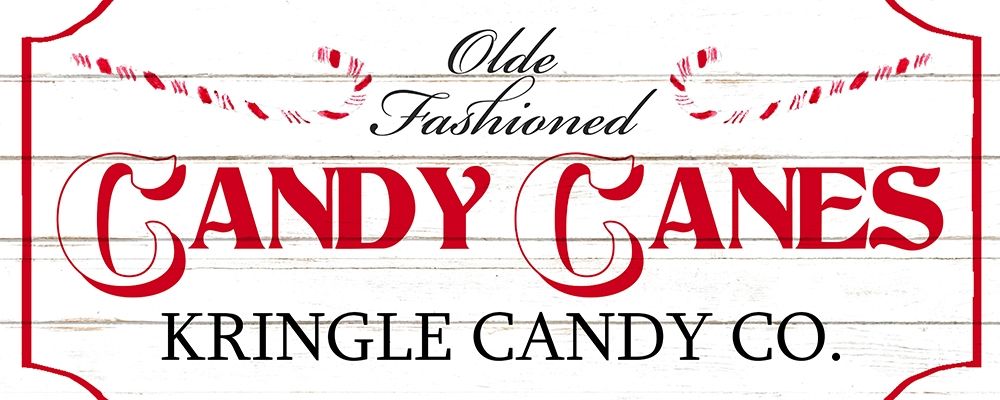 Old Fashioned Candy Canes art print by Kimberly Allen for $57.95 CAD