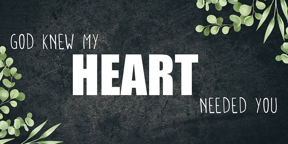 God Knew my Heart art print by Kimberly Allen for $57.95 CAD