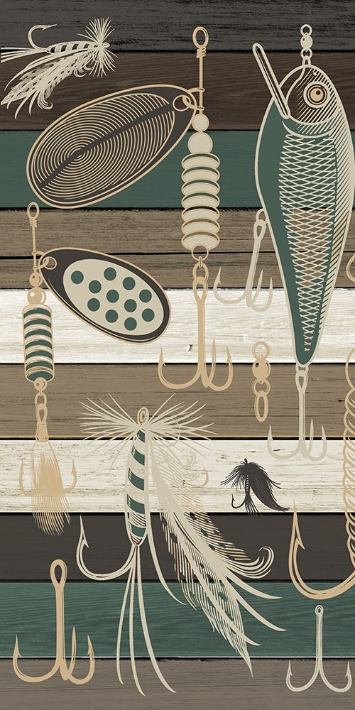 Fishing Panel 2 art print by Kimberly Allen for $57.95 CAD