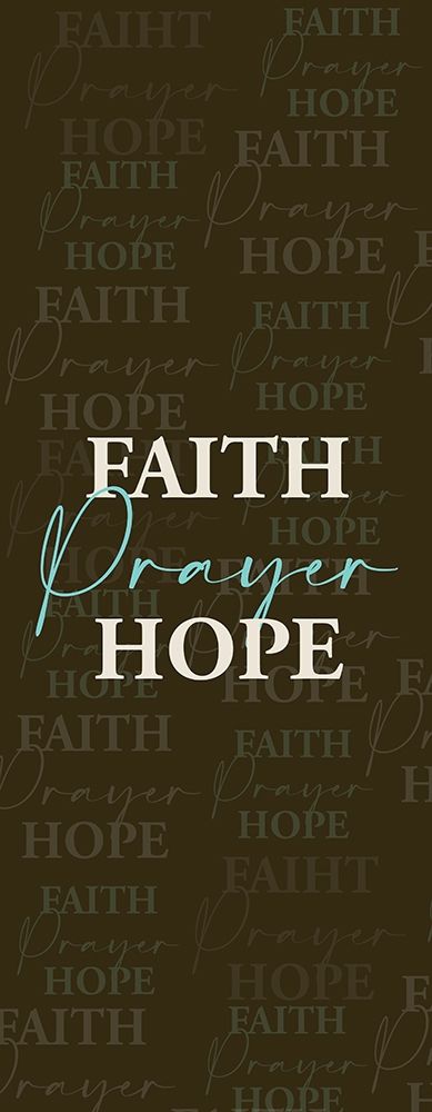 Faith Prayer art print by Kimberly Allen for $57.95 CAD