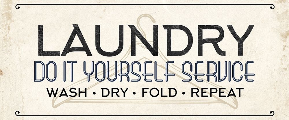 Do It Yourself Laundry art print by Kimberly Allen for $57.95 CAD