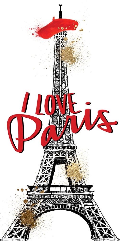 I Love Paris 1 art print by Kimberly Allen for $57.95 CAD