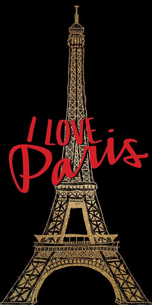 I Love Paris 1 art print by Kimberly Allen for $57.95 CAD