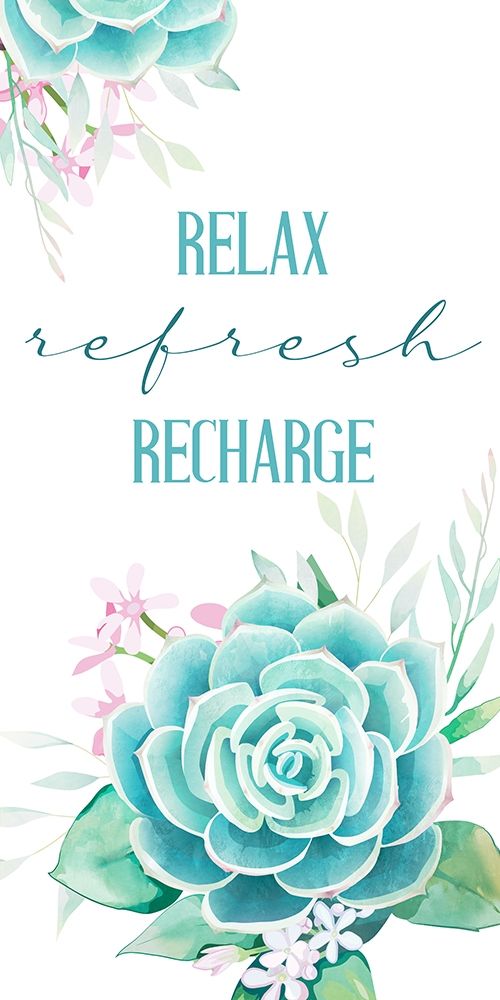 Relax Recharge 1 art print by Kimberly Allen for $57.95 CAD