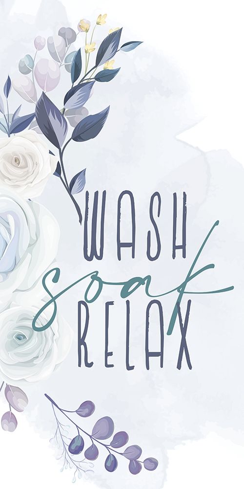 Wash Soak Relax 1 art print by Kimberly Allen for $57.95 CAD