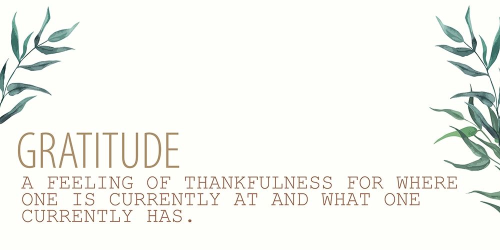 Gratitude Definition art print by Kimberly Allen for $57.95 CAD