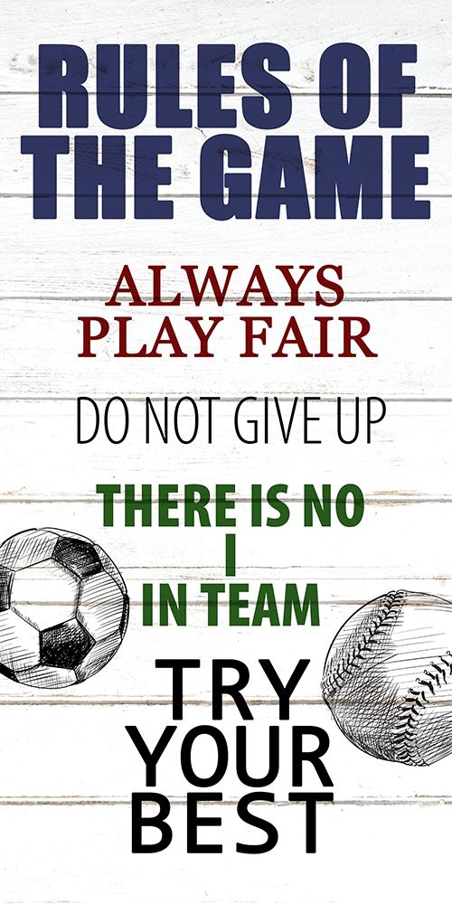 Rules of the Game 2 art print by Kimberly Allen for $57.95 CAD