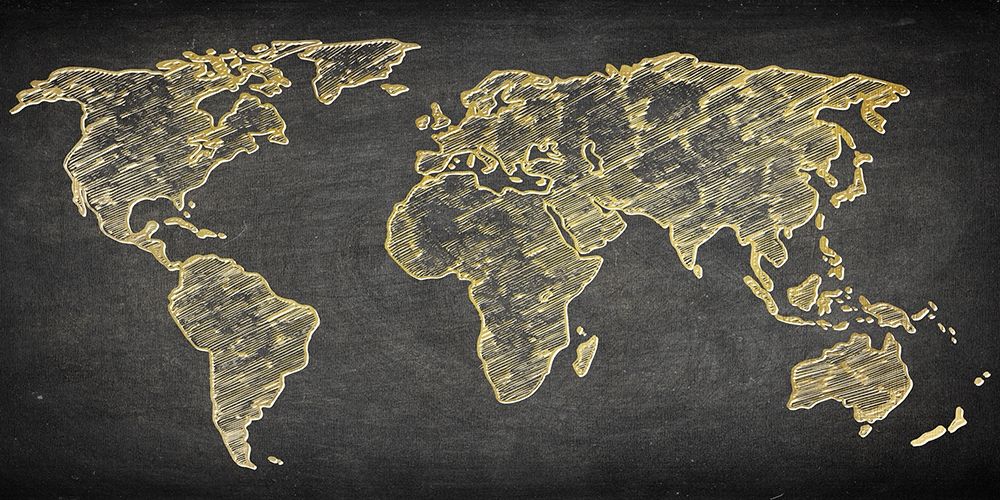 The World art print by Kimberly Allen for $57.95 CAD