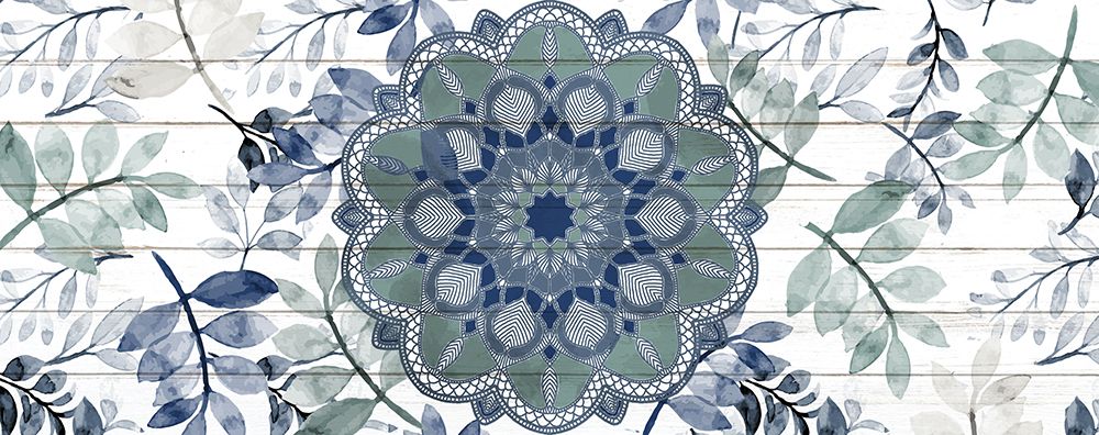 Mandala Leaves 2 art print by Kimberly Allen for $57.95 CAD