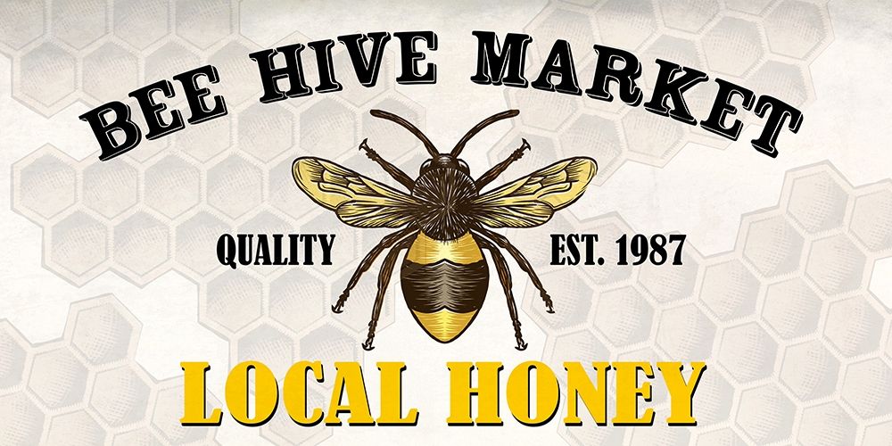 Bee Hive Market 2 art print by Kimberly Allen for $57.95 CAD