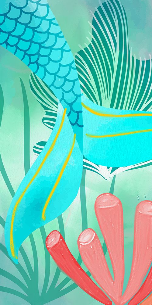 Mermaid Tail 2 art print by Kimberly Allen for $57.95 CAD