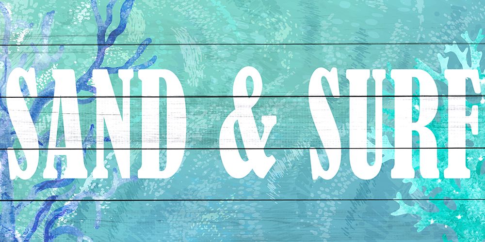 Sand and Surf art print by Kimberly Allen for $57.95 CAD
