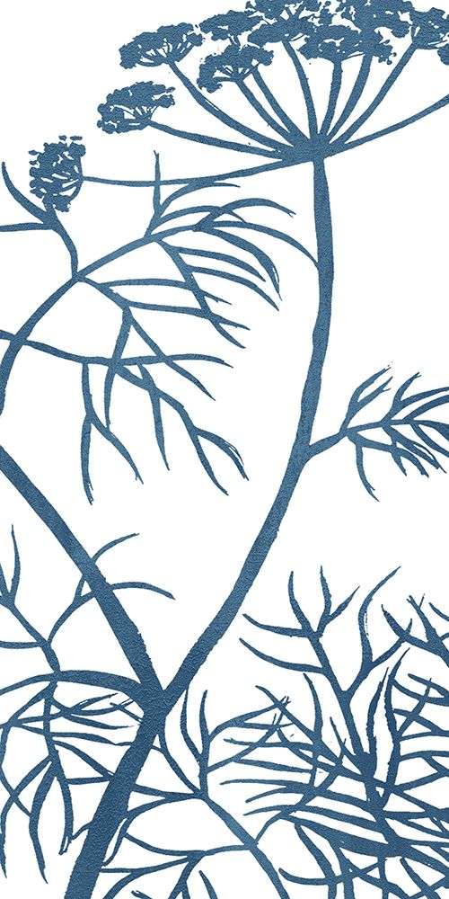 Botanical Panel Blues 3 art print by Kimberly Allen for $57.95 CAD
