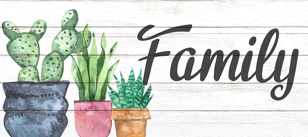 Family Plants art print by Kimberly Allen for $57.95 CAD