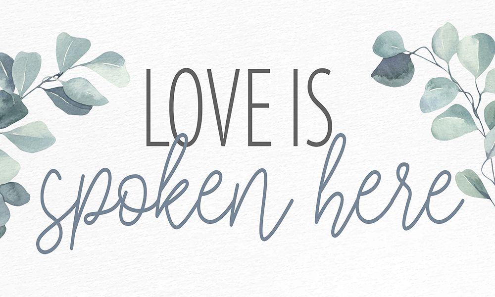 Love Is Spoken art print by Kimberly Allen for $57.95 CAD