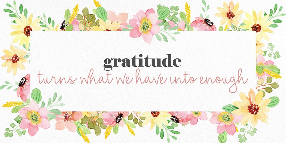 Gratitude art print by Kimberly Allen for $57.95 CAD