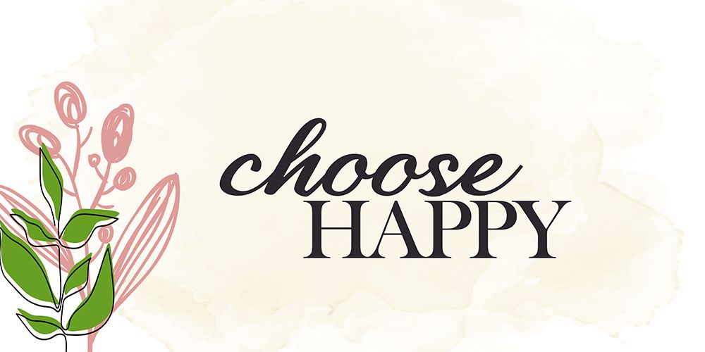 Choose Happy art print by Kimberly Allen for $57.95 CAD