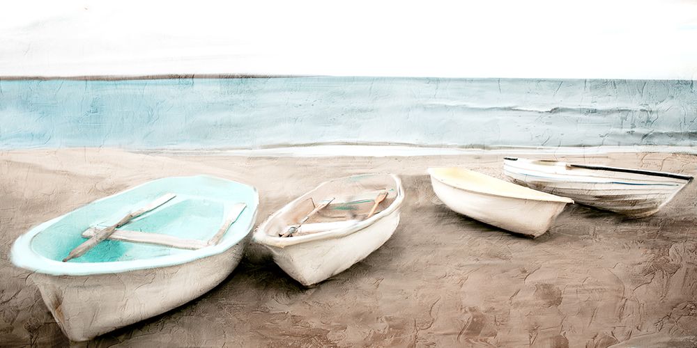 Beached Boats art print by Kimberly Allen for $57.95 CAD