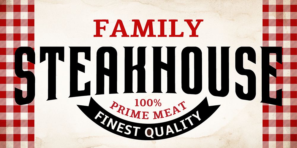 Family Steakhouse art print by Kimberly Allen for $57.95 CAD
