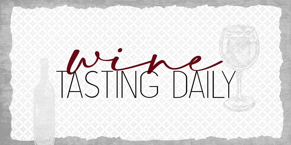 Wine Tasting Daily art print by Kimberly Allen for $57.95 CAD