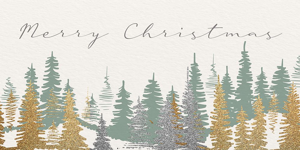 Merry Christmas Forest art print by Kimberly Allen for $57.95 CAD