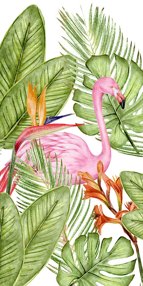 Flamingo Panel 1 art print by Kimberly Allen for $57.95 CAD