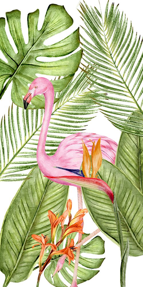 Flamingo Panel 2 art print by Kimberly Allen for $57.95 CAD