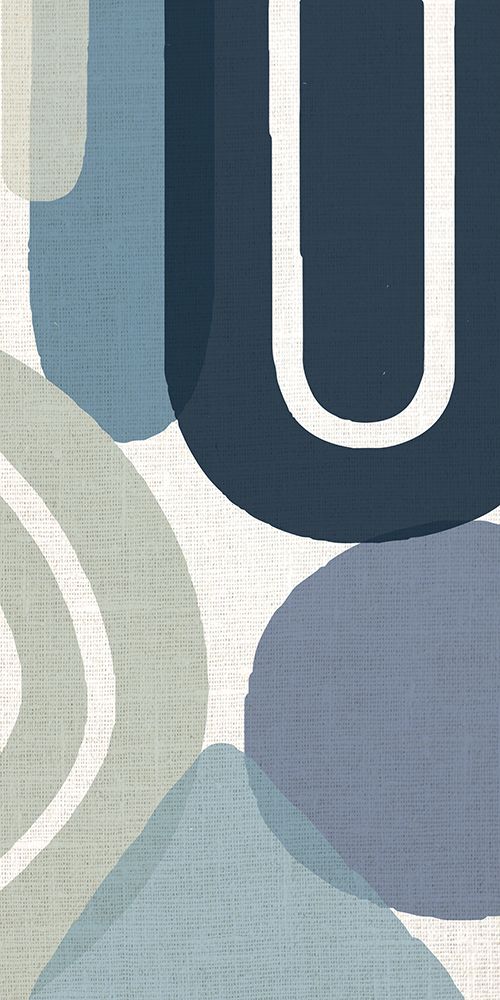 Abstract Shape Panel 3 art print by Kimberly Allen for $57.95 CAD