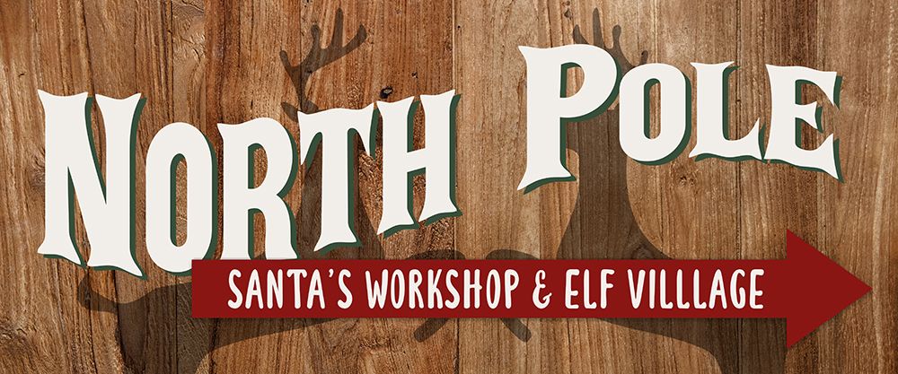 Santas Workshop And Elf Village art print by Kimberly Allen for $57.95 CAD