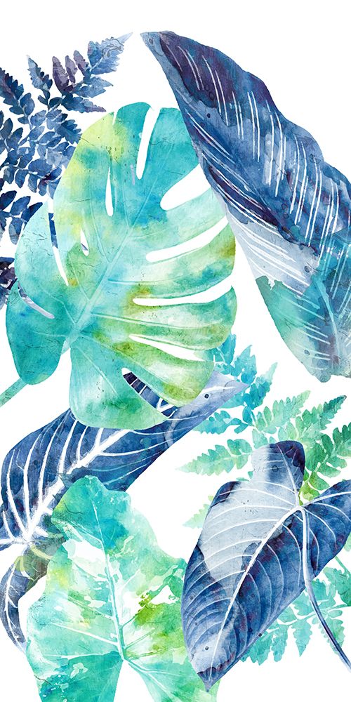 Watercolor Palm Panel 2 art print by Kimberly Allen for $57.95 CAD