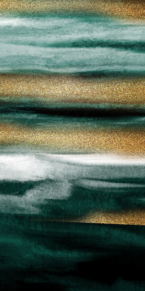 Layers Of Emerald And Gold 2 art print by Kimberly Allen for $57.95 CAD
