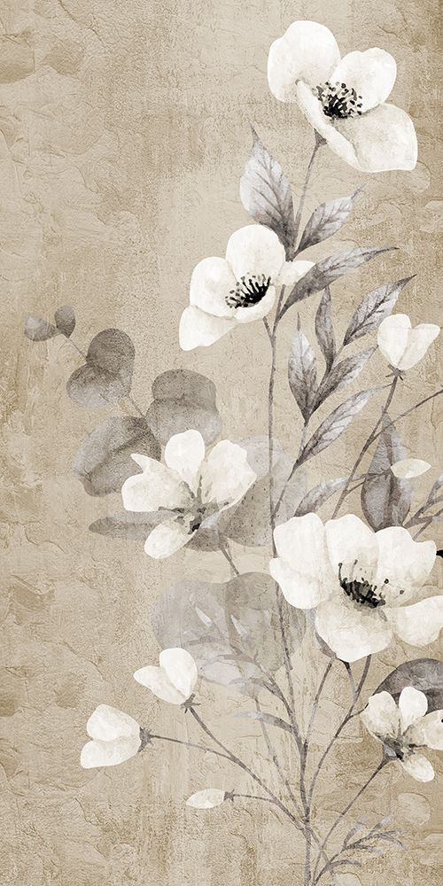 Soft Floral Branches 2 art print by Kimberly Allen for $57.95 CAD