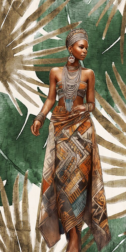 Tribal Dress 1 art print by Kimberly Allen for $57.95 CAD