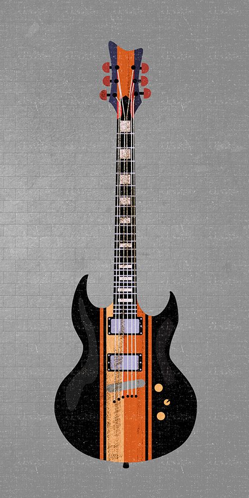 Guitar Panel 2 art print by Kimberly Allen for $57.95 CAD
