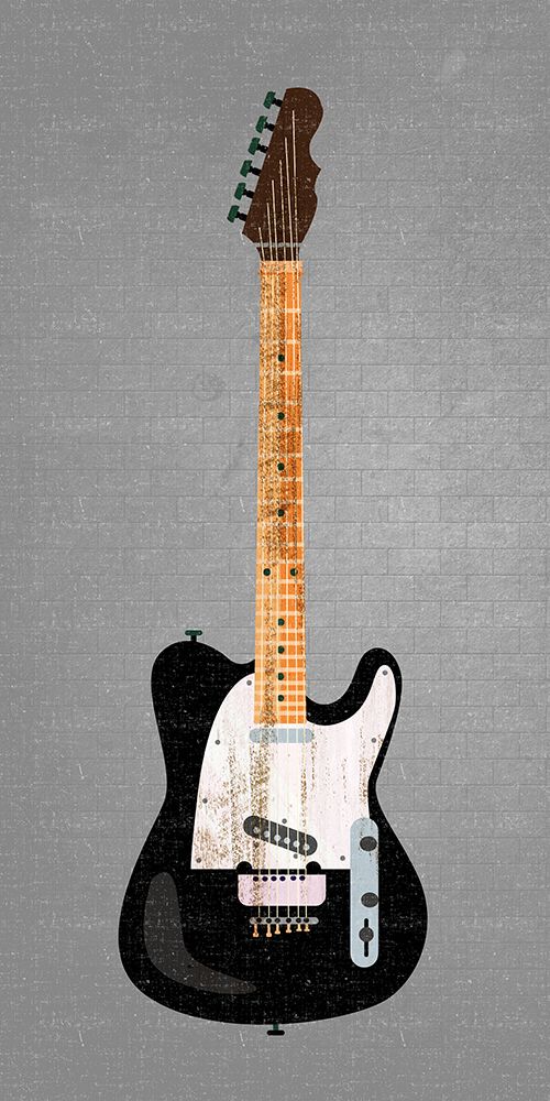 Guitar Panel 3 art print by Kimberly Allen for $57.95 CAD